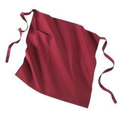 Tablier bistrot Bordeaux 100% coton bio