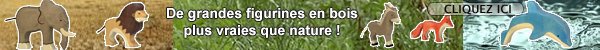 Animaux en bois