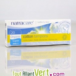 Tampons coton biologique, Natracare