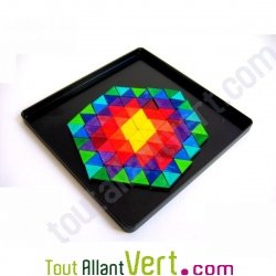Puzzle magn�tique cr�atif Mandala multicolore