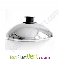 Couvercle bomb� avec thermom�tre 24cm inox 18/10 ABE