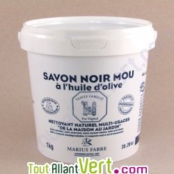 Savon Noir Mou � l\'Huile d\'Olive Pot 1kg multi-usages
