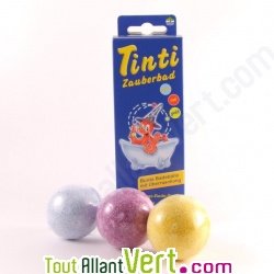Tinti - Colorant magique pour bain pour enfant, lot de 3 boules