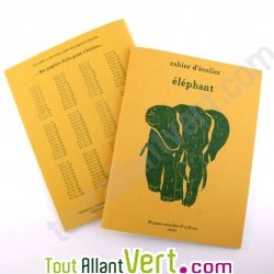 Cahier �colier A5, 96 p El�phant