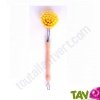 Brosse vaisselle en bois et fibres d'agave, 26 cm