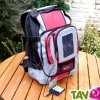 Sac � dos solaire 25 litres Rouge panneau 1.2W + Batterie � piles Ni-MH