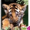 Cahier recycl� � spirale Forever 70g 100p Petits carreaux Th�me animaux