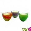 Bougie parfum�e 100% bio + verre recycl�
