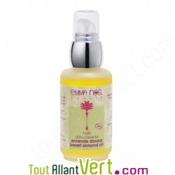 Huile v�g�tale d\'amande douce bio, 50 ml, Emma Noel