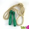 Corde � sauter, bois et jute