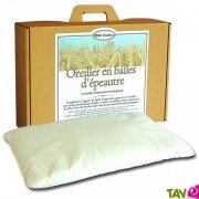Oreiller en balles d'�peautre et coton biologique, Mille Oreillers