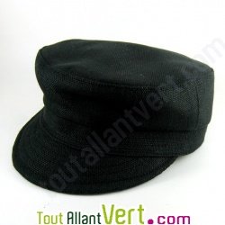 Casquette du p�cheur chanvre biologique, 58 cm noir