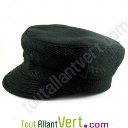 Casquette du p�cheur chanvre biologique, 58 cm noir