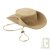 Chapeau safari, chanvre biologique, 58 cm naturel