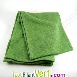 Echarpe longue tricot�e en chanvre, 195 cm, vert