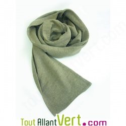 Echarpe longue tricot�e en chanvre, 195 cm, naturel