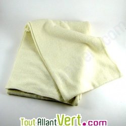 Echarpe longue tricot�e, chanvre et lin, 195 cm, blanc