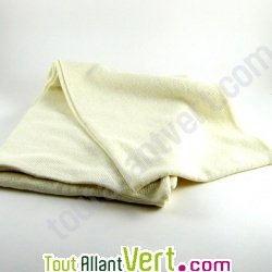 Echarpe longue tricot�e en chanvre, 195 cm, blanc