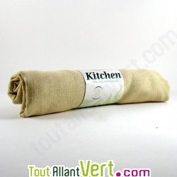 Tablier de cuisine 100% chanvre, naturel