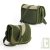 Sac � main, chanvre bio, 24x27x16cm, vert