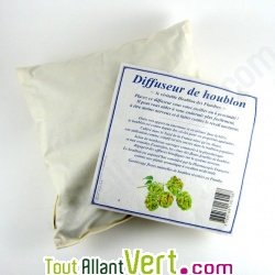 Diffuseur de houblon en coton bio, 22 x 22 cm