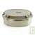 Boite casse-cro�te ou go�ter en inox, 19 x 14 cm