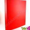 Classeur recycl� couleur, 4 anneaux, dos 3 cm