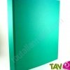 Classeur recycl� vert, 4 anneaux, dos 3 cm