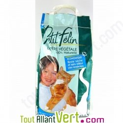 Liti�re v�g�tale pour chat, 4,4Kg