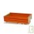 Benne orange en bois 23x13 cm