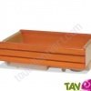 Benne orange en bois 23x13 cm