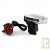 Lampe v�lo � dynamo avant et arri�re, 3 leds puissantes