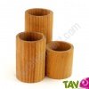 Pot � crayons x3 en bois de h�tre