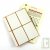 Etiquettes auto-adh�sives en papier recycl� 80 x 50 mm