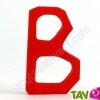 Lettre de couleur en bois pour pr�nom, H.7,5 cm