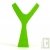 Lettre Y de couleur en bois pour pr�nom, H.7,5 cm
