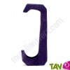 Lettre de couleur en bois pour pr�nom, H.7,5 cm
