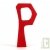 Lettre P de couleur en bois pour pr�nom, H.7,5 cm