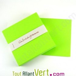 Cartes recycl�es 14x14 cm, Couleur de Provence, 175g, lot de 100