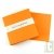 Cartes recycl�es 14x14 cm, ocre, Couleur de Provence, 175g, lot de 100