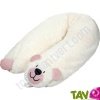 Coussin de d�tente et d'allaitement, coton biologique et balle d'�peautre bio, rose