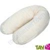 Coussin de d�tente et d'allaitement, coton bio et balle d'�peautre bio
