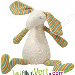 Jonathan peluche en laine vierge et coton bio, 38 cm