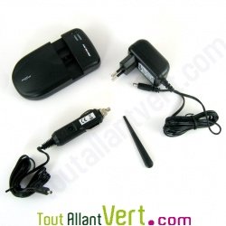 Panneau solaire 12W + chargeur universel de batterie