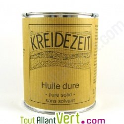Huile dure \"pure solid\" sans solvant, 0,75l, Kreidezeit