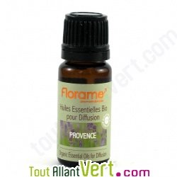 Composition d\'huiles essentielles bio Provence pour diffusion Florame, 10 ml