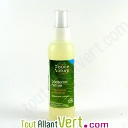 D�odorant Homme bio en spray, Douce Nature, 125 ml