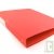 Classeur 4 anneaux carton recycl�, rouge Forever, dos 4 cm