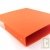 Classeur 4 anneaux carton recycl�, orange Forever, dos 4 cm
