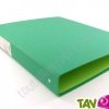Classeur 4 anneaux carton recycl�, vert fonc�, Forever, dos 4 cm